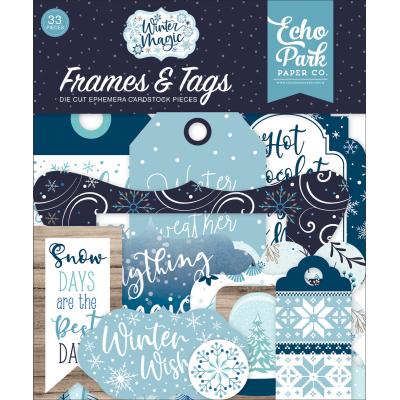 Echo Park Winter Magic Die Cuts - Frames & Tags